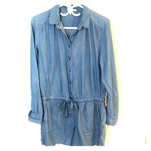 LOFT Chambray Romper